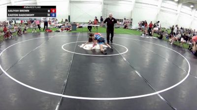 95 lbs Aaliyah Brown, Indiana vs Easton Dadiomoff, Tennessee