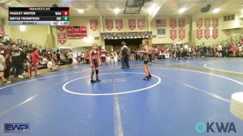 62 lbs Rr Rnd 2 - Paizley Minter, Wagoner Takedown Club vs Emyle Thompson, Independent