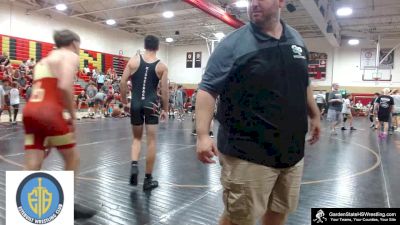 High School - 156 lbs Semifinals (8 Team) - Brad Kisslebach, Phillipsburg vs Colin Smyth, Mount Olive