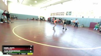 149 lbs Cons. Round 3 - Angel Anaya, Lassen College vs Mark Bonenberger, Cuesta College