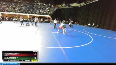 136 lbs Semifinal - Teagan Carritt, Iowa vs Lily Weinreich, The Best Wrestler