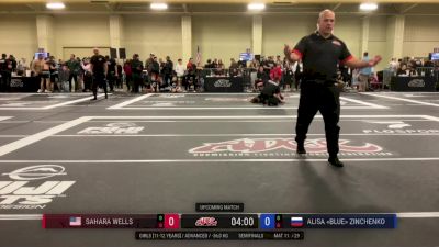 Sahara Wells vs Alisa «Blue» Zinchenko 2025 ADCC Charlotte Open