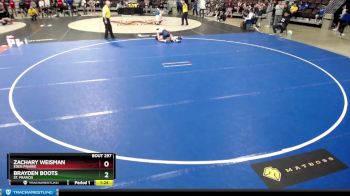 132 lbs Cons. Round 1 - Zachary Weisman, Eden Prairie vs Brayden Boots, St. Francis