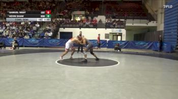 197 lbs Cons. Semi - Kevin Shaw, Huntingdon vs Samuel West, Central