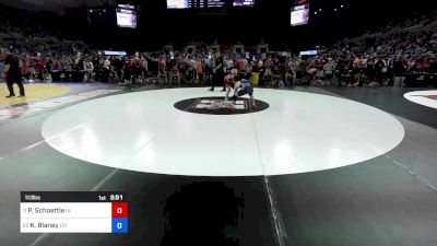 113 lbs Rnd Of 32 - Peyton Schoettle, IN vs Konner Blaney, OH