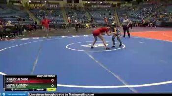 109 lbs 3rd Place Match - Lainie Burkhart, Goddard-Eisenhower vs Ashley Alonso, Dodge City