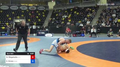 61 kg Semifinal - Nico Megaludis, PITT/TMWC vs Seth Gross, Sunkist Kids Wrestling Club