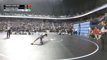 7A 106 lbs Cons. Semi - Travon Cleveland, Parkland High School vs Kristopher Kerr, Pine Forest