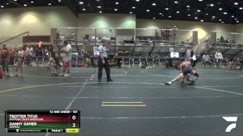 101 lbs Cons. Round 2 - Danny Gamer, Arsenal vs Trotter Titus, Mattoon Youth Wrestling