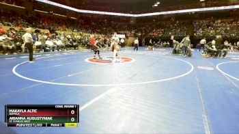 130 Class 1 lbs Cons. Round 1 - Makayla Altic, Buffalo vs Arianna Augustyniak, St. Charles West