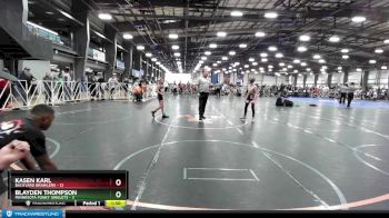 64 lbs Rd# 4- 2:00pm Friday Final Pool - Kasen Karl, Backyard Brawlers vs Blayden Thompson, Minnesota Funky Singlets
