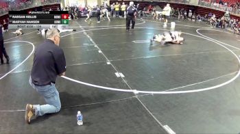 126 lbs Cons. Round 4 - Raegan Kellis, Millard South Wrestling Club vs Maryah Hansen, Chase County Wrestling Club