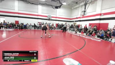 115-120 lbs Cons. Semi - Adam Sims, Mules Mat Club vs Randall Eaton, Northwest Grapplers