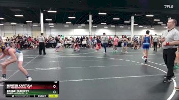 96 lbs Round 2 (8 Team) - Hunter Kapitula, Mat Assassins White vs Kayne Burkett, Finger Lakes Elite