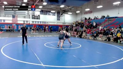 207 lbs Finals (2 Team) - Savannah Sistad, Simpson (2) vs Lyndsee Young, Mount Union