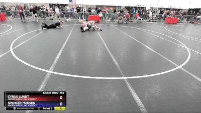 165 lbs Cons. Round 2 - Cyrus Lundt, Askren Wrestling Academy vs Spencer Madsen, Askren Wrestling Academy