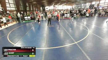 70 lbs Champ. Round 1 - Levi Proctor, Delta vs Jace Sharp, Uintah