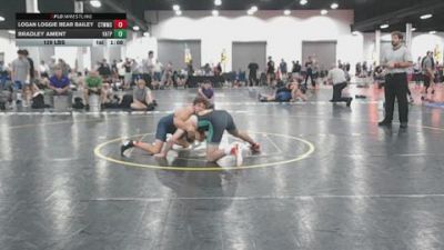 129 lbs Rr Rnd 2 - LOGAN LOGGIE BEAR BAILEY, CTWHALE - BHSE vs Bradley Ament, VA Team Predator - BHSE