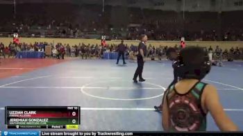 52 lbs Cons. Semi - Uzziah Clark, Pinking Allstars vs Jeremiah Gonzalez, Southmoore Wrestling Club