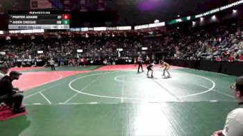 110 lbs Champ. Round 2 - Porter Adams, GFF3 vs Aiden Creque, SRW2