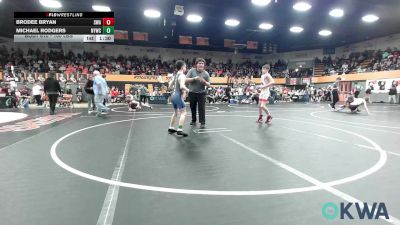 100 lbs Rr Rnd 1 - Brodee Bryan, Shelton Wrestling Academy vs Michael Rodgers, Newcastle Youth Wrestling