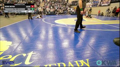 58 lbs Quarterfinal - Rose Reyna, Carl Albert vs Tennesselynn Goodner, Prodigy Elite Wrestling