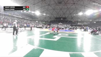 Girls 1B/2B/1A 115 Cons. Round 5 - Dalila Tovar, Granger (Girls) vs Bailey Gross, Mossyrock (Girls)