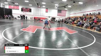 197 lbs Cons. Round 3 - Kolton Kammeyer, Midland (Neb.) vs Griffin Stine, Indianapolis