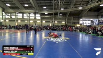 157 lbs Cons. Semi - Jashon Holmes, Castleton University vs Aaron Goldman, Wesleyan University (Connecticut)