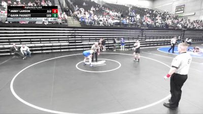 3A 175 lbs Cons. Semi - Jimmy Larson, Juab vs Gavin Fausett, Carbon