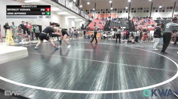 126 lbs Consi Of 4 - Brynnley Horawa, Verdigris Youth Wrestling vs Anna Jefferies, Tulsa Blue T Panthers