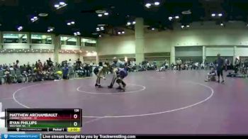 126 lbs Round 6 (10 Team) - Ryan Phillips, Westside WC vs Matthew Archambault, Cowboy Forever