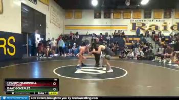 182 lbs Quarterfinal - Isaac Gonzalez, Warren vs Timothy Mcdonnell, Fountain Valley