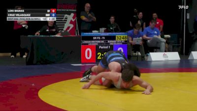 79 kg (non-olympic) Cons. Semi - Loki Bigras, London-Western WC vs Cruz Velasquez, Burnaby Mtn WC