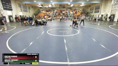 157 lbs Cons. Round 6 - Oscar Farias, Santa Ana vs Brock Kenney, Trabuco Hills