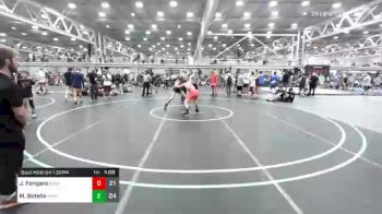 141 lbs Quarterfinal - Joe Fongaro, Edge Wrestling vs Mark Botello, NE Hammer Shack