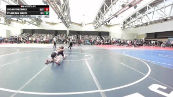 75-B lbs Quarterfinal - Logan Theobald, Buxton Atc vs Tyler San Souci, Refinery