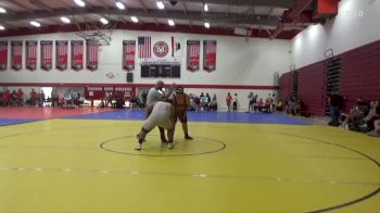 285 lbs Champ. Round 2 - Jonathan Garcia, Bakersfield College vs Diego Velasquez, Victor Valley College
