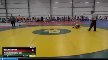 56 lbs Round 2 - Mac Heysinger, Iowa Black vs Tanner McCray-Bey, Maryland BLACK