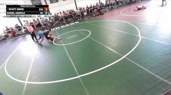 197-218 lbs Round 1 - Wyatt Smith, Kewanee vs Daniel Arriola, Sandwich Wrestling Club