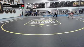 184 lbs 5th Place Match - Owen Price, Heidelberg vs Thomas Trout, Case Western Reserve