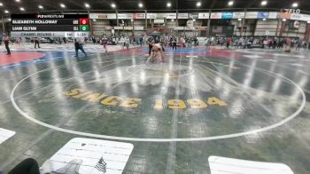 148 lbs Champ. Round 1 - Liam Glynn, Ellendale-Edgeley-Kulm vs Elizabeth Holloway, Greybull/Riverside