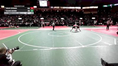180 lbs Champ. Round 1 - Bear Steiner, WAD1 vs Blake Baker, Unattached