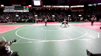 180 lbs Champ. Round 1 - Bear Steiner, WAD1 vs Blake Baker, Unattached