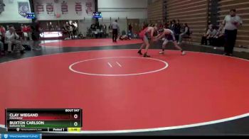 113 lbs Cons. Semi - Clay Wiegand, Mackinaw vs Buxton Carlson, Burlington