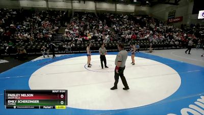 5A 125 lbs Quarterfinal - Paisley Nelson, Salem Hills vs Emily Scherzinger, Cyprus