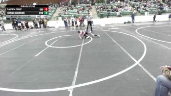 57 lbs 3rd Place - Caiden Cruz, Grindhouse vs Keanu Lemrise, Redwood WC