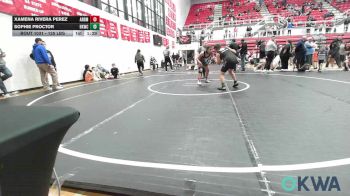 125 lbs Rr Rnd 2 - Xamena Rivera Perez, ARDMORE TAKEDOWN CLUB vs Sophie Proctor, Henryetta Knights Wrestling Club