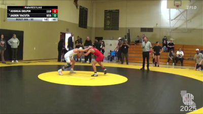 95 lbs Cons. Round 5 - Jaden Yacuta, Outlaws Wrestling Club vs Joshua Delfin, Lion Of Judah WA