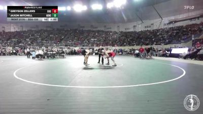 B5A-150 lbs Quarterfinal - Jaxon Mitchell, Newcastle vs Greyson Zellers, Bishop Kelley